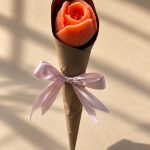 Coral Tulip Mini Bouquet