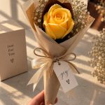 Coral Tulip Mini Bouquet